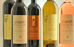 La gamme des vins de Château Bas